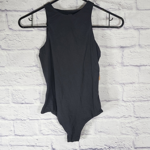 SKIMS FITS EVERYBODY HIGH NECK BODYSUIT/S, M/ ONYX - Picture 7 of 14